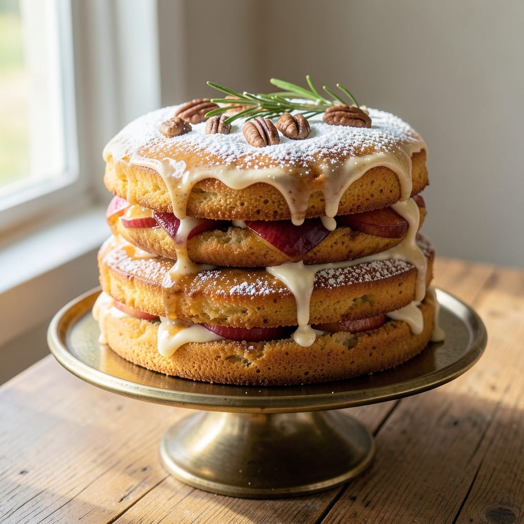 Apple Cinnamon Donut Cake Recipe: Fluffy Layers With Caramelized Apple Swirl