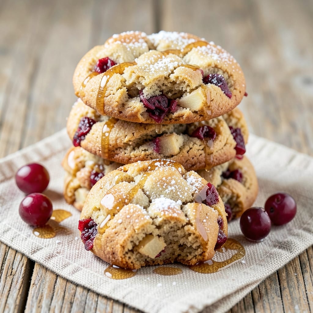 Apple Cranberry Cookies Recipe: Tart-Sweet Bites With Buttery Streusel Crunch