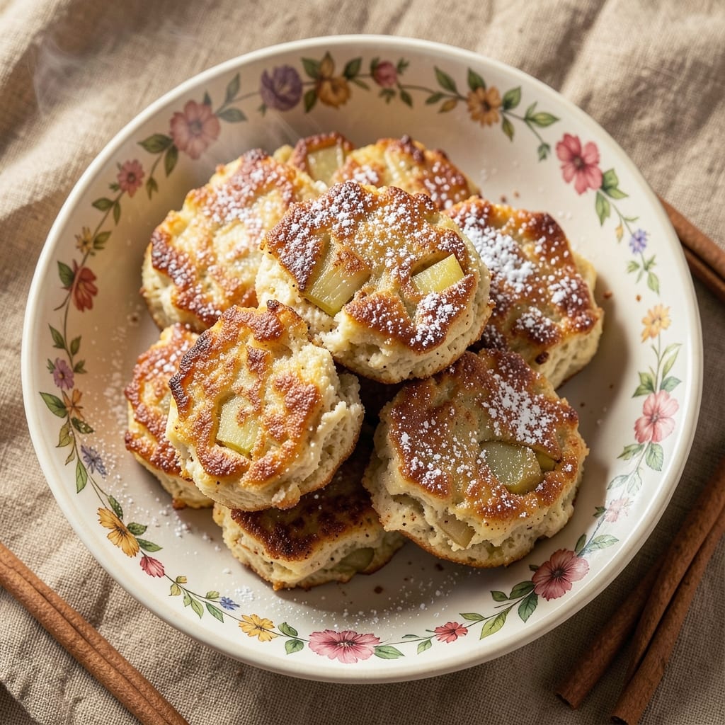 Apple Cinnamon Cottage Cheese Fritters Recipe: Crispy-Edged Bites With Warm Spice Kick