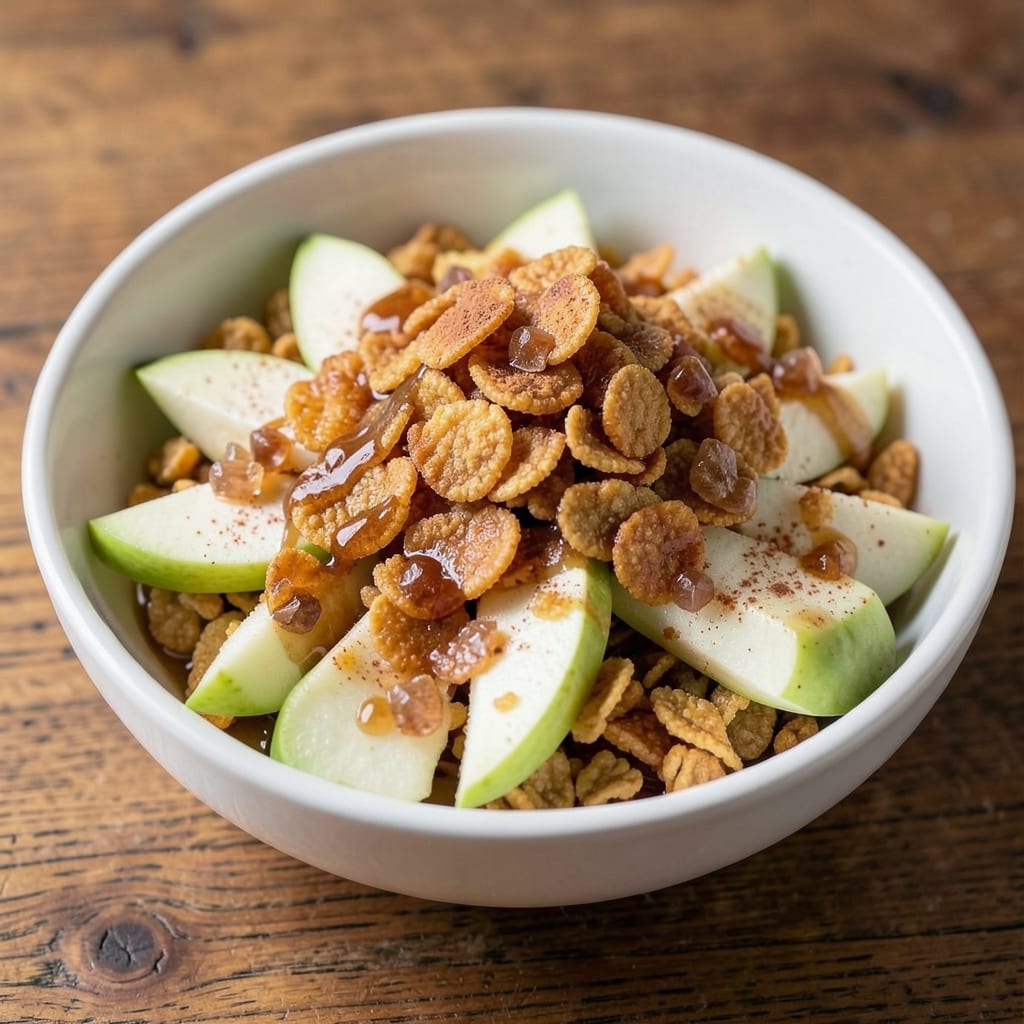 Apple Cornflake Crunch Recipe: Crispy Topping Hugs Warm Spiced Apples