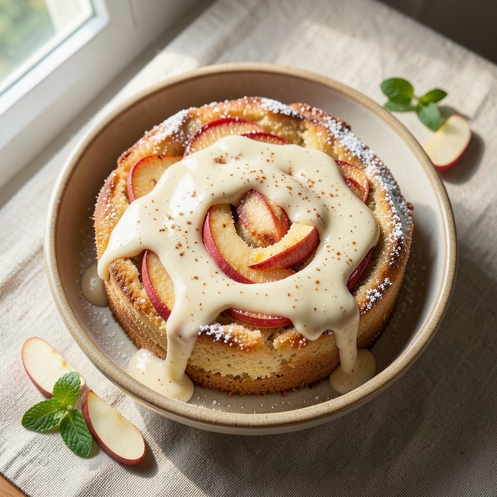 Apple Cake With Buttermilk Sauce Recipe: Moist Apple Layers Drowned in Tangy Cream
