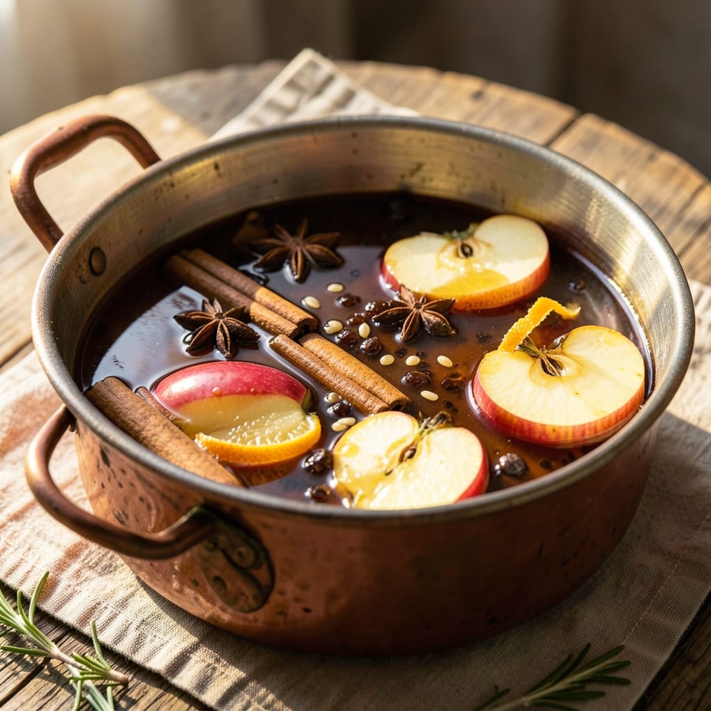 Alcoholic Mulled Apple Cider Recipe: Spiced Rum Infusion for Cozy Nights