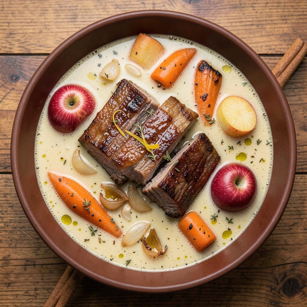 Apple Carrot Beef Rib Soup Recipe: Deep-Rich Flavor From Slow-Simmered Beef and Veggies