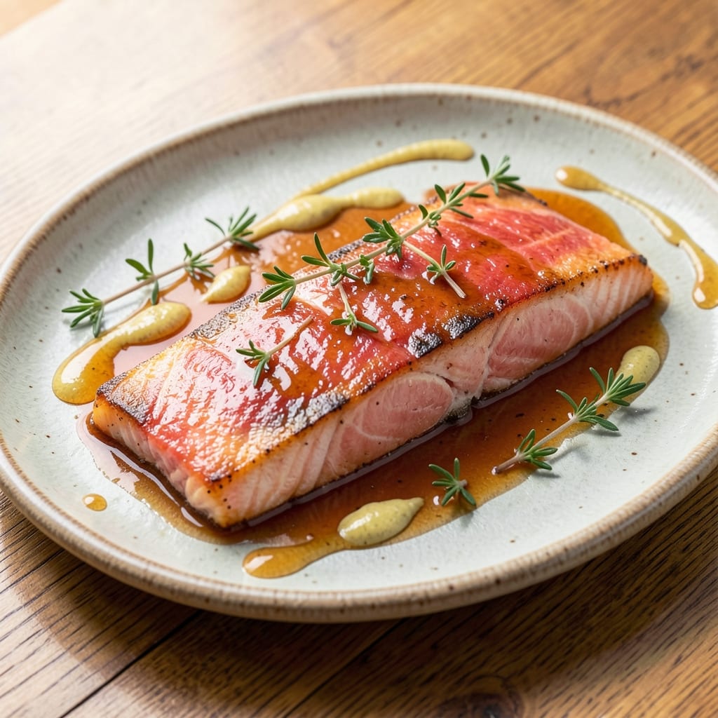 Apple Cider Glazed Salmon Recipe: Honey-Sweetened Caramel Finish in 20 Minutes