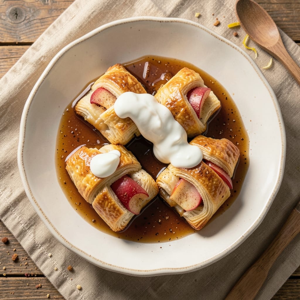 Apple Caramel Crescent Rolls Recipe: Flaky Layers With Gooey Caramel Swirls