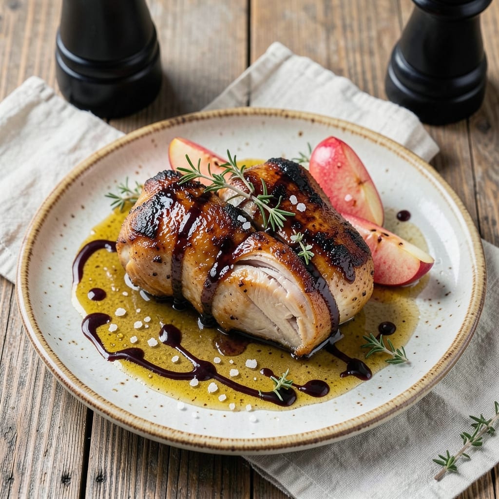 Apple Balsamic Chicken Recipe: Glazed With Tangy Caramelized Depth