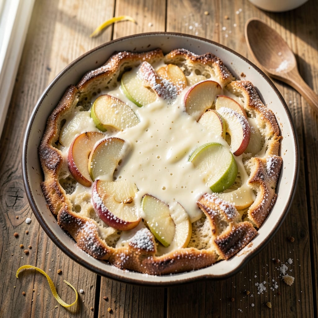 Martha Stewart's Apple Bread Pudding Recipe: Warm Spiced Layers With Crispy Streusel Topping