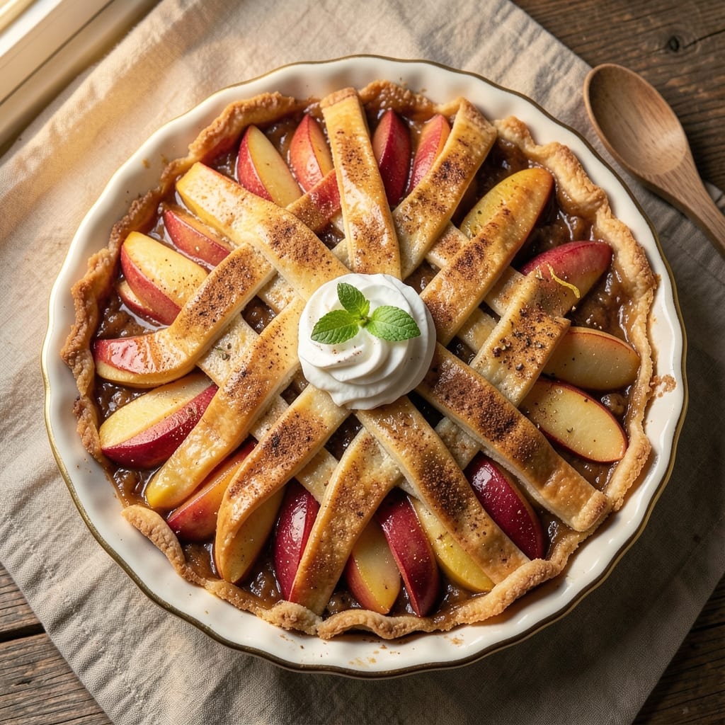 Ambrosia Apple Pie Recipe: Layered Cinnamon Cloud Over Juicy Slices