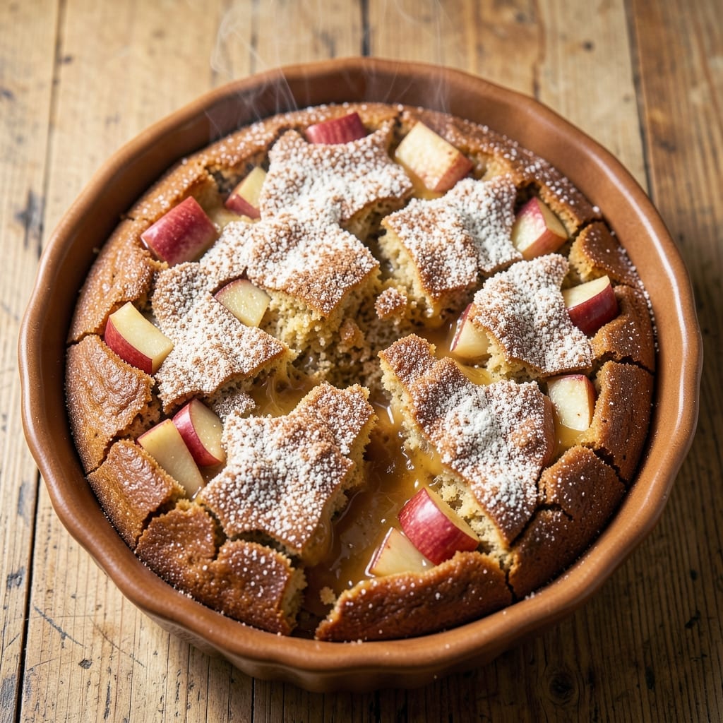 Apple Cinnamon Gooey Butter Cake Recipe: Warm Spice Layers with Melting Caramelized Top