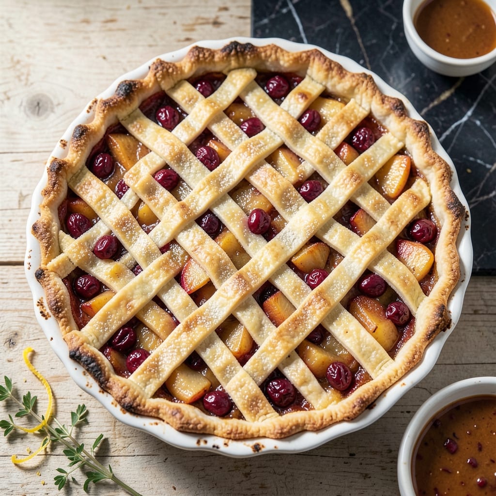 Apple Cranberry Slab Pie Recipe: Tart-Sweet Balance with Buttery Crust