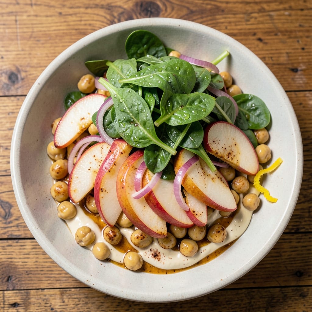 Apple Chickpea Salad Recipe: Crunchy Apple and Creamy Chickpea Harmony