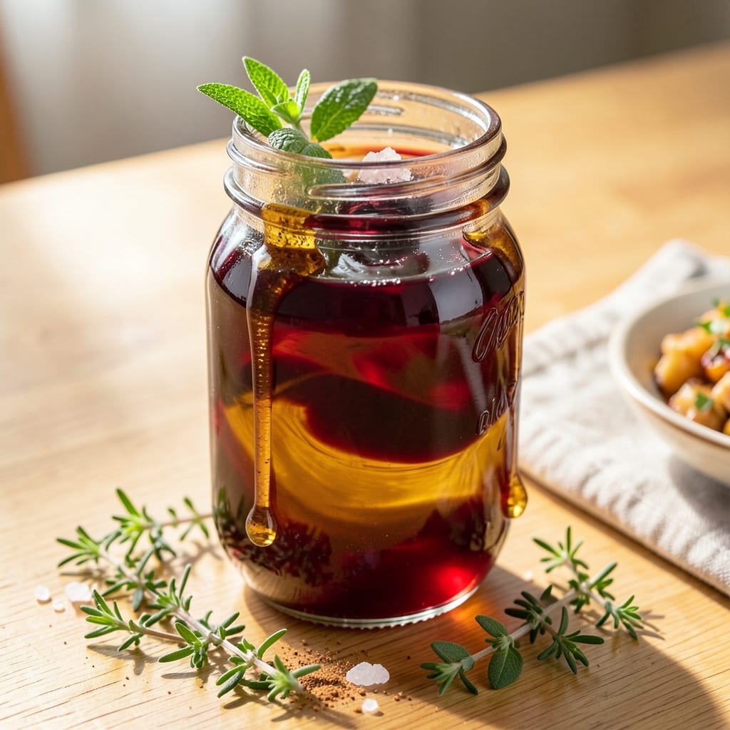 Apple Cider Vinegar and Cherry Juice Recipe: Zesty Digestive Elixir in Minutes