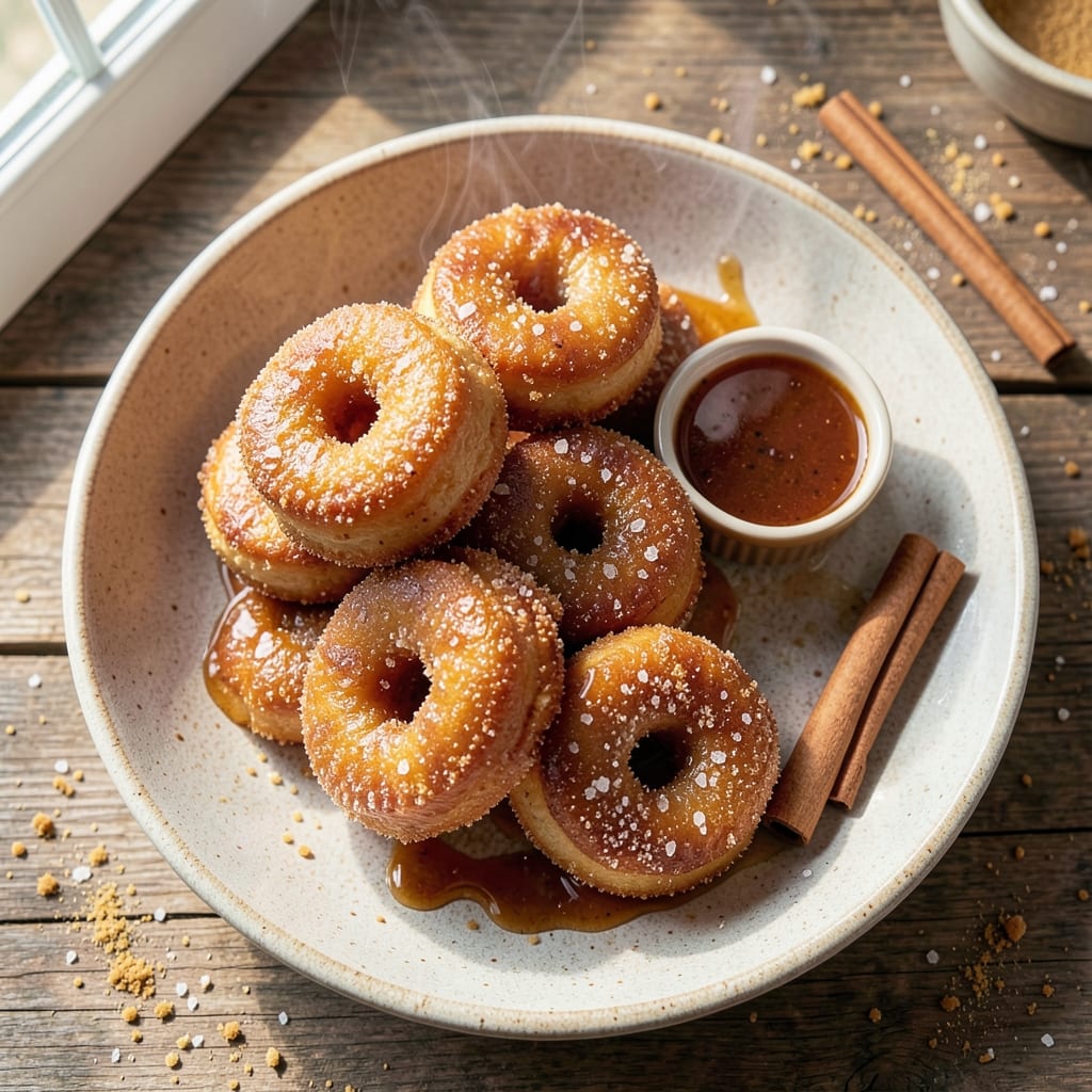 Apple Cider Donuts Recipe Sally's Baking Addiction: Caramelized Cinnamon Bites With Spiced Glaze Drizzle