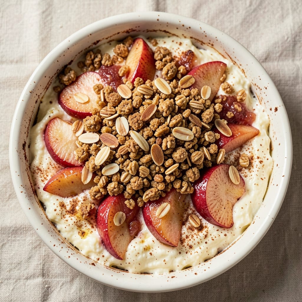 Apple Cinnamon Cottage Cheese Bake Recipe: Warm Spiced Crunch With Soft Cottage Cheese Heart