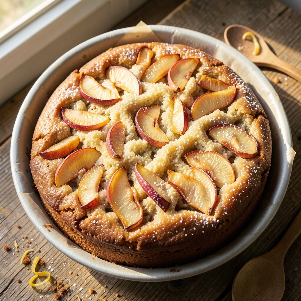 Apple Chip Cake Recipe: Buttery Streusel Hugs Warm Spiced Apple Layers