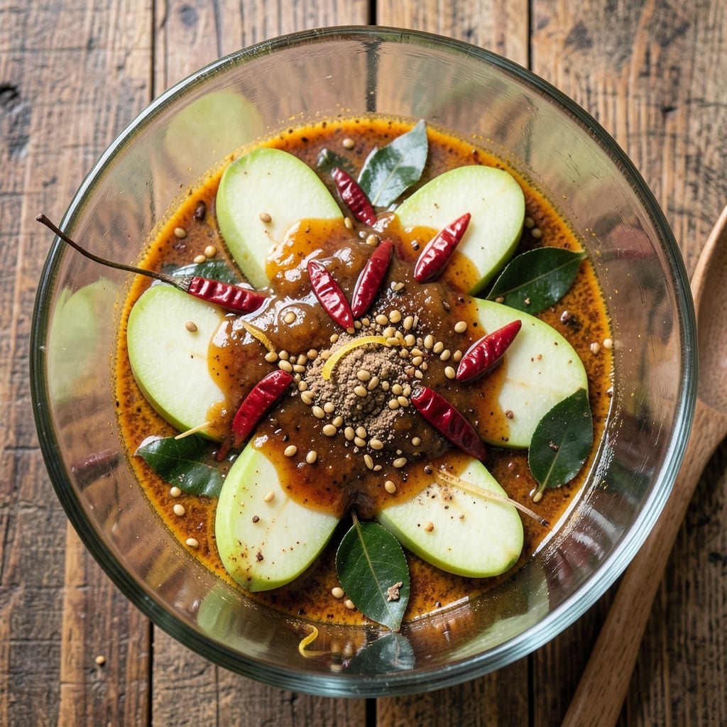 Apple Achar Recipe in Malayalam: Tangy-Spiced Pickle With Crunchy Texture