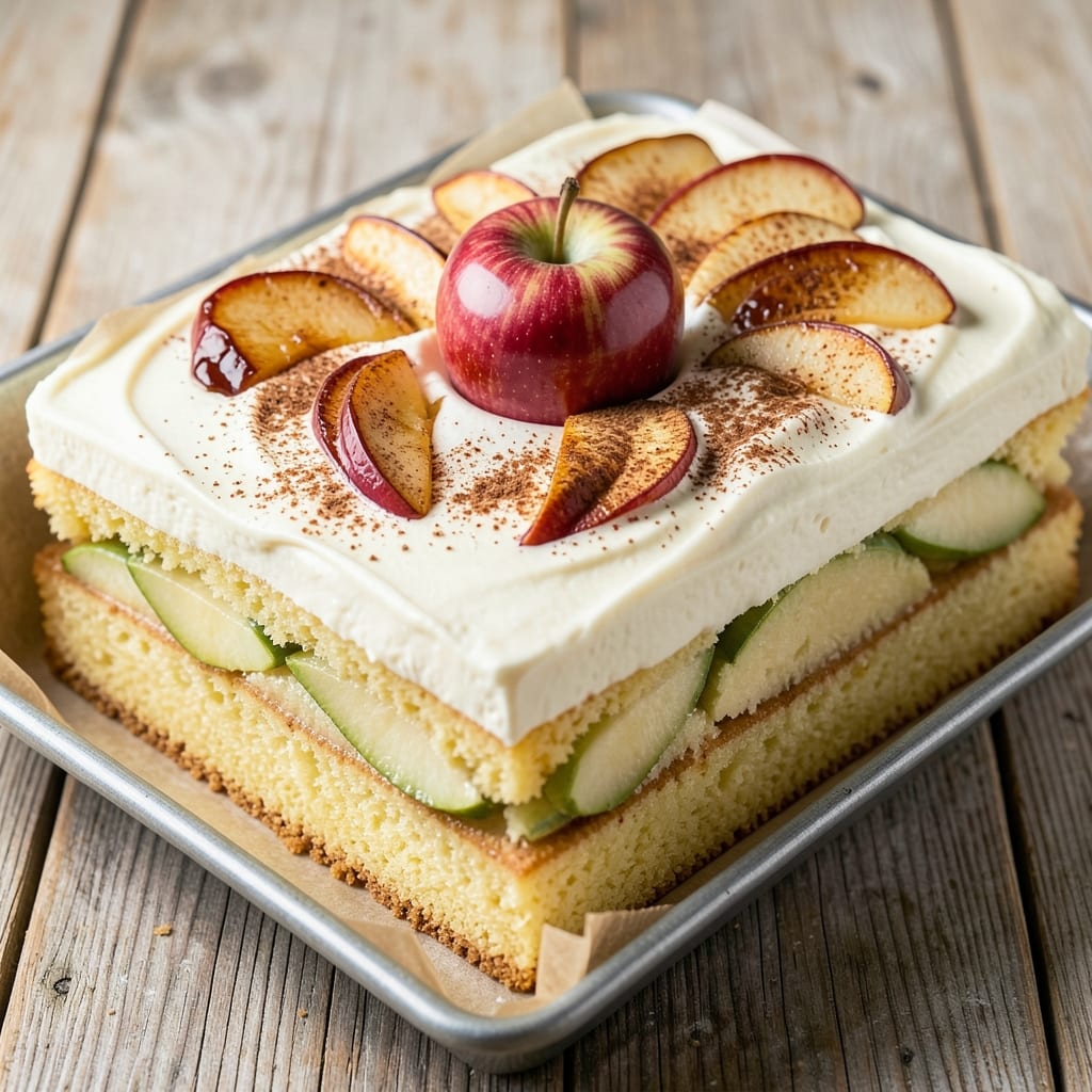 Apple And Yellow Cake Mix Recipe: Spiced Apple Layers with Crunchy Streusel Crown