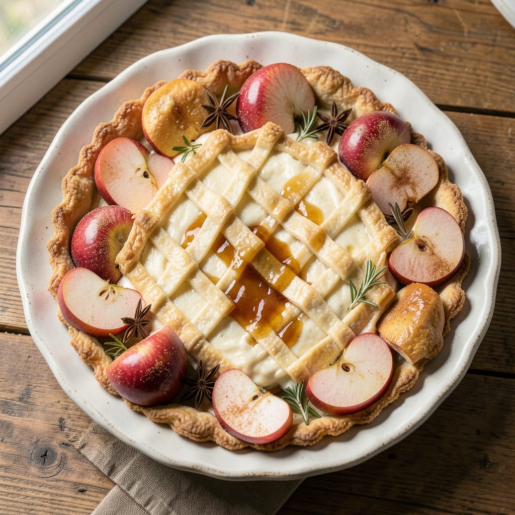 Apple Cheesecake Pastry Recipe: Crispy Crust Hugs Creamy Apple Filling