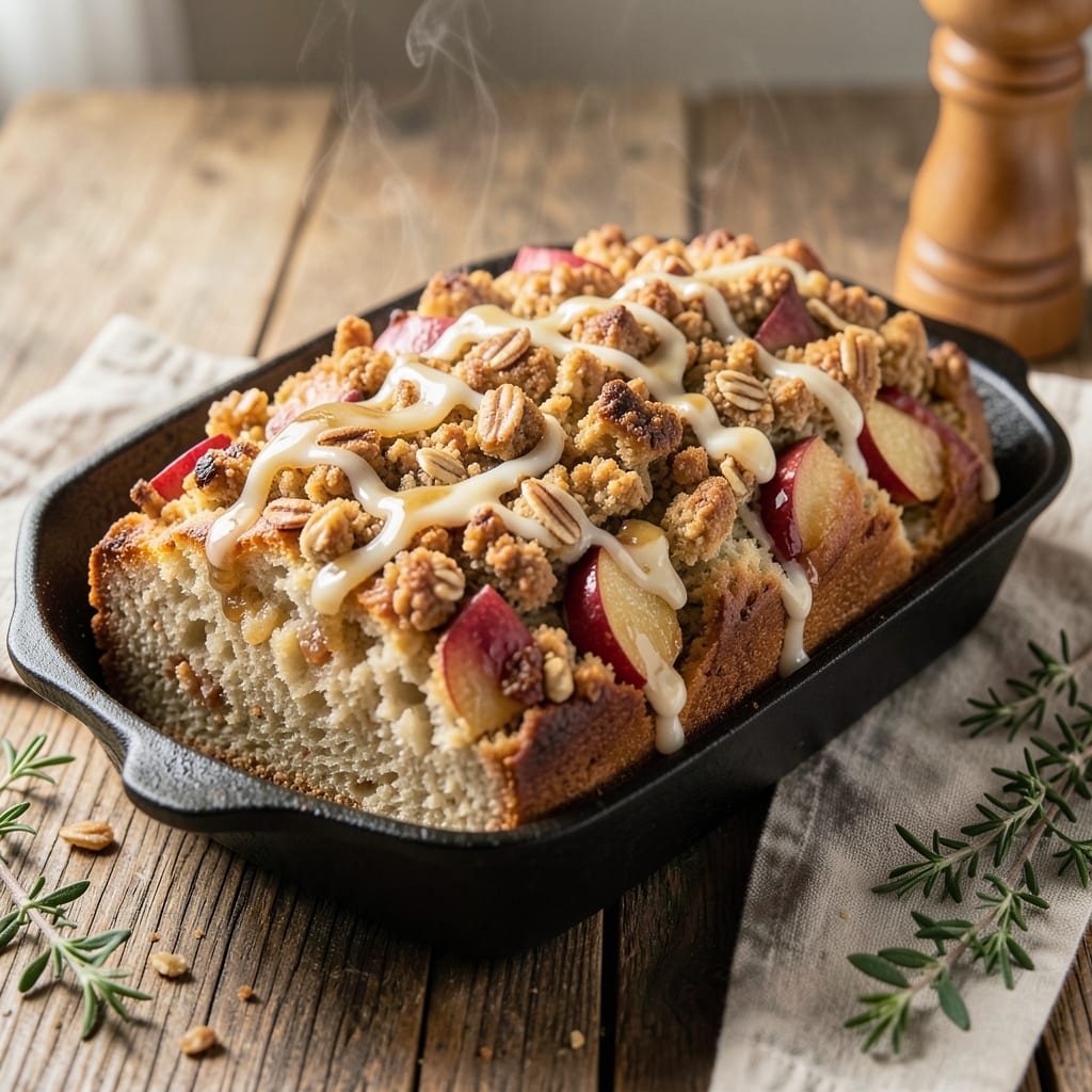 Apple Cinnamon Streusel Bread Recipe: Warm Spice-Perfect Loaf With Crunchy Top