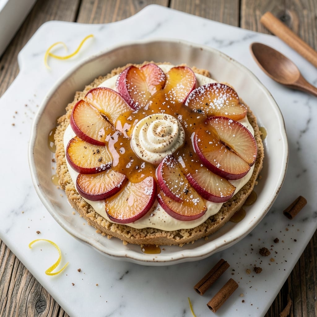 Apple Cream Torte Recipe: Vanilla Bean Cloud Meets Spiced Apple Crunch