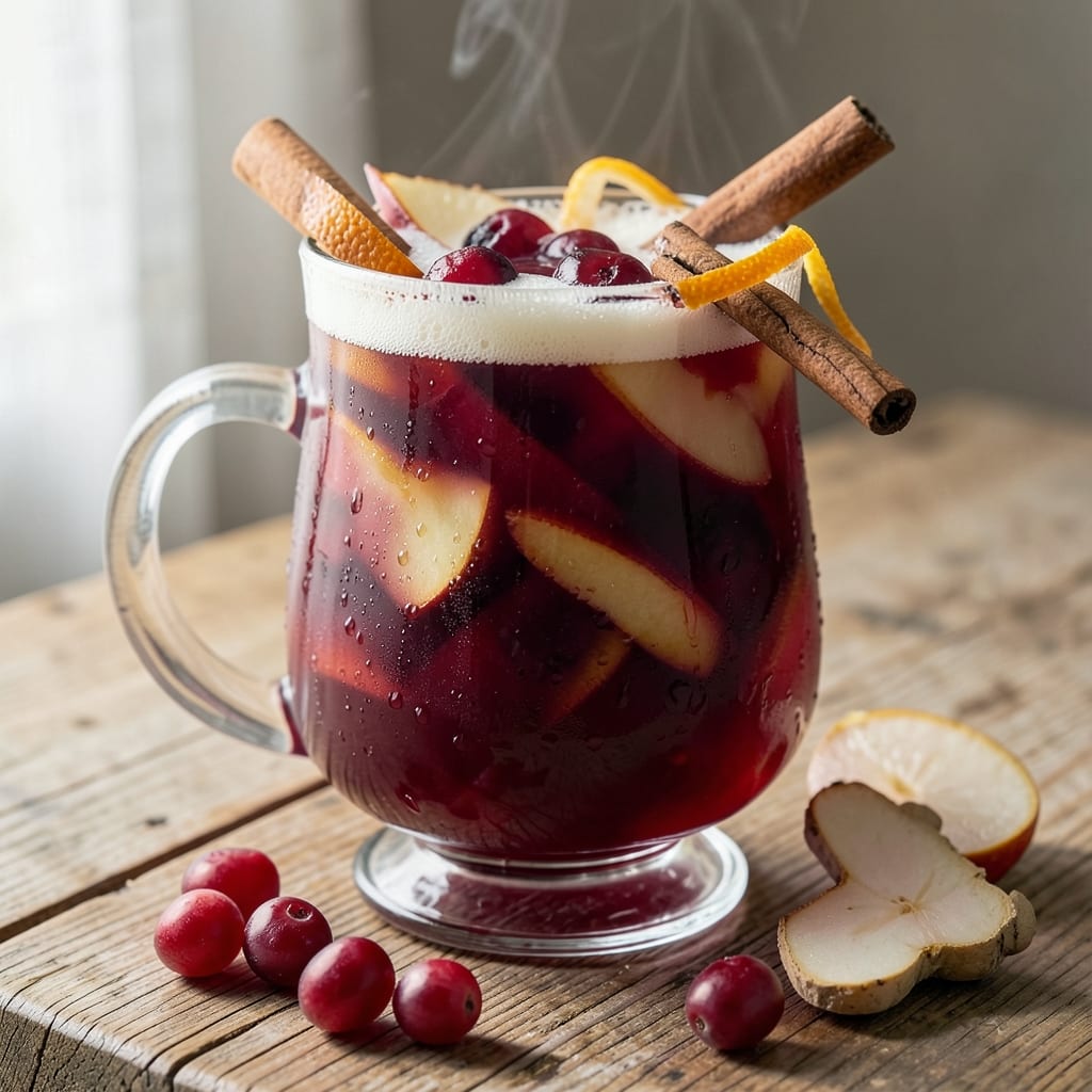 Apple Cranberry Drink Recipe: Spiced Simmer with Tart-Sweet Balance