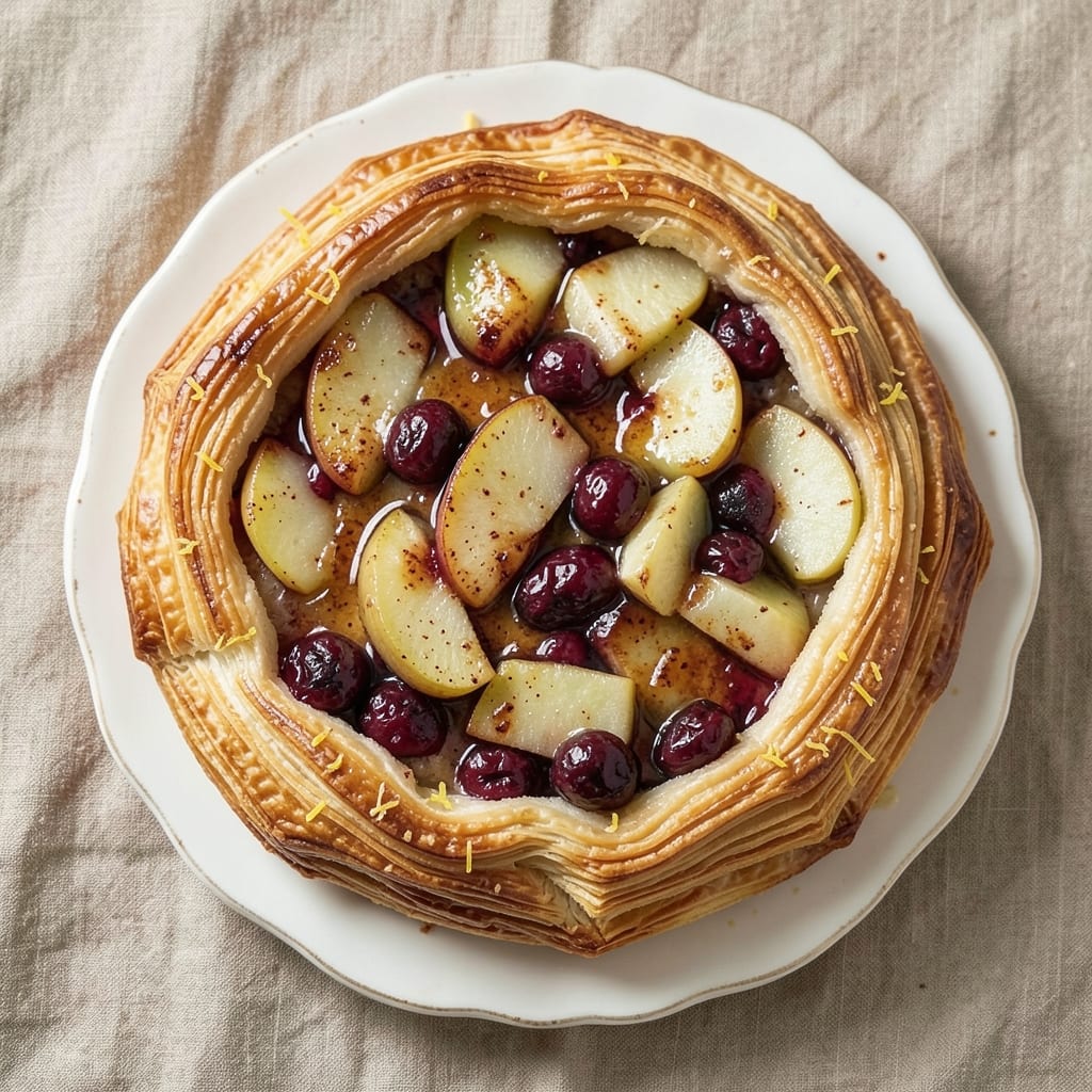 Apple Cranberry Puff Pastry Recipe: Flaky Layers With Tart-Sweet Filling
