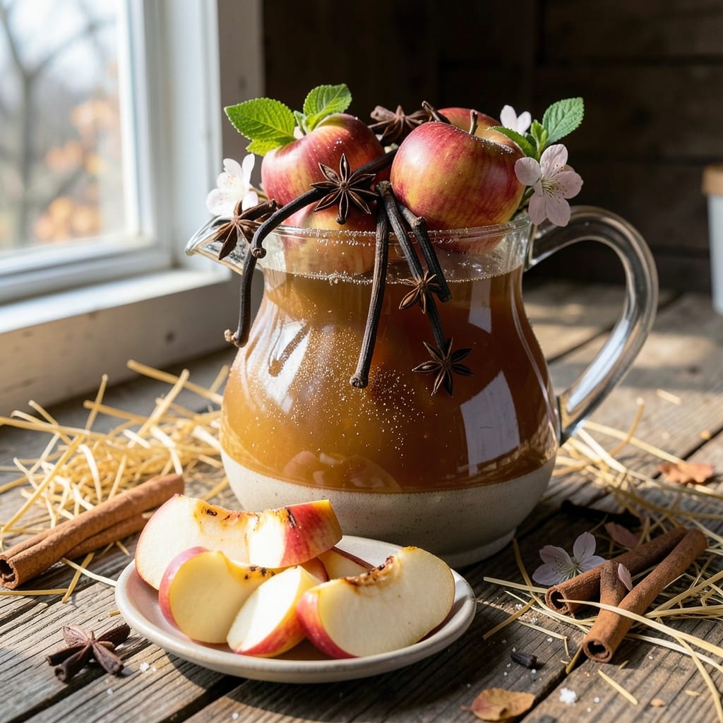 Apple Barn Juice Recipe: Spiced Apple Cider Simmered to Golden Richness
