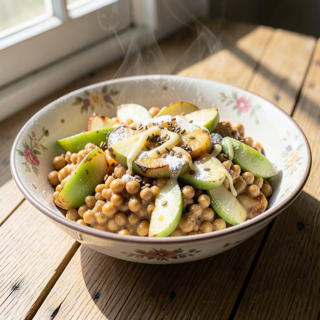 Apple Chat Recipe: Spiced Fruit Layers With Buttery Streusel Magic