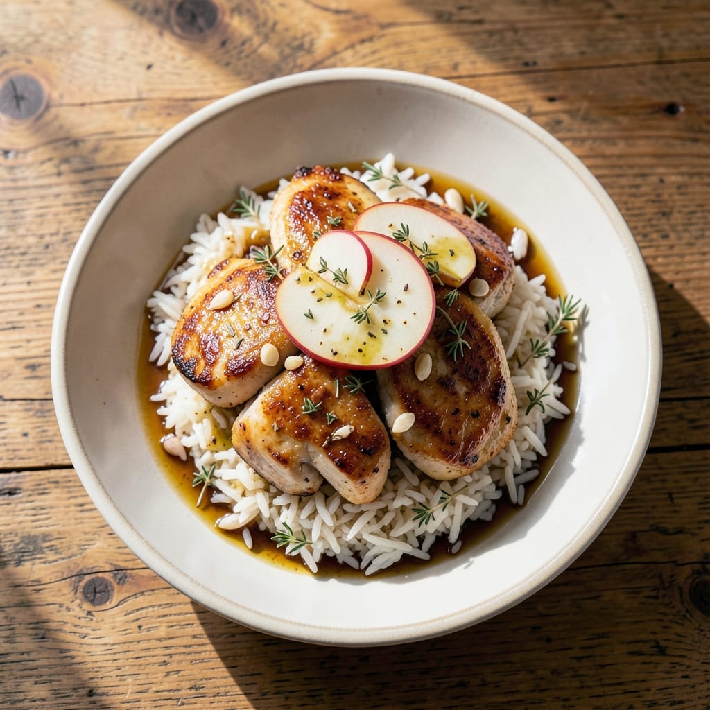 Apple Chicken Rice Recipe: Savory Apple-Infused Pilaf With Juicy Chicken