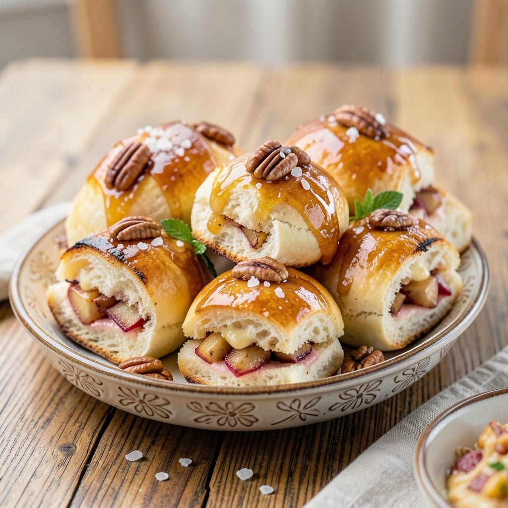 Apple Brioche Buns Recipe: Flaky Layers with Sweet Apple Filling