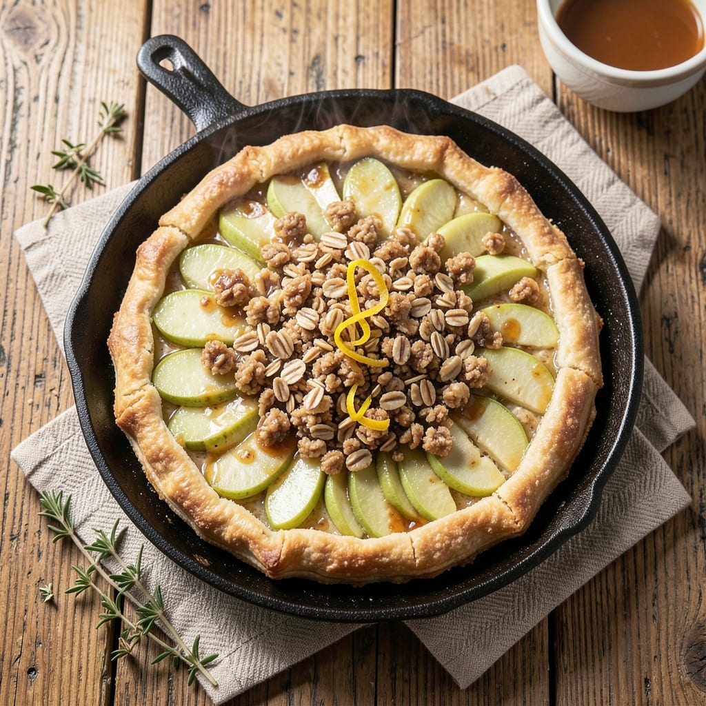 Air Fryer Apple Tarts Recipe: Crispy Streusel Crown Over Warm Spiced Filling