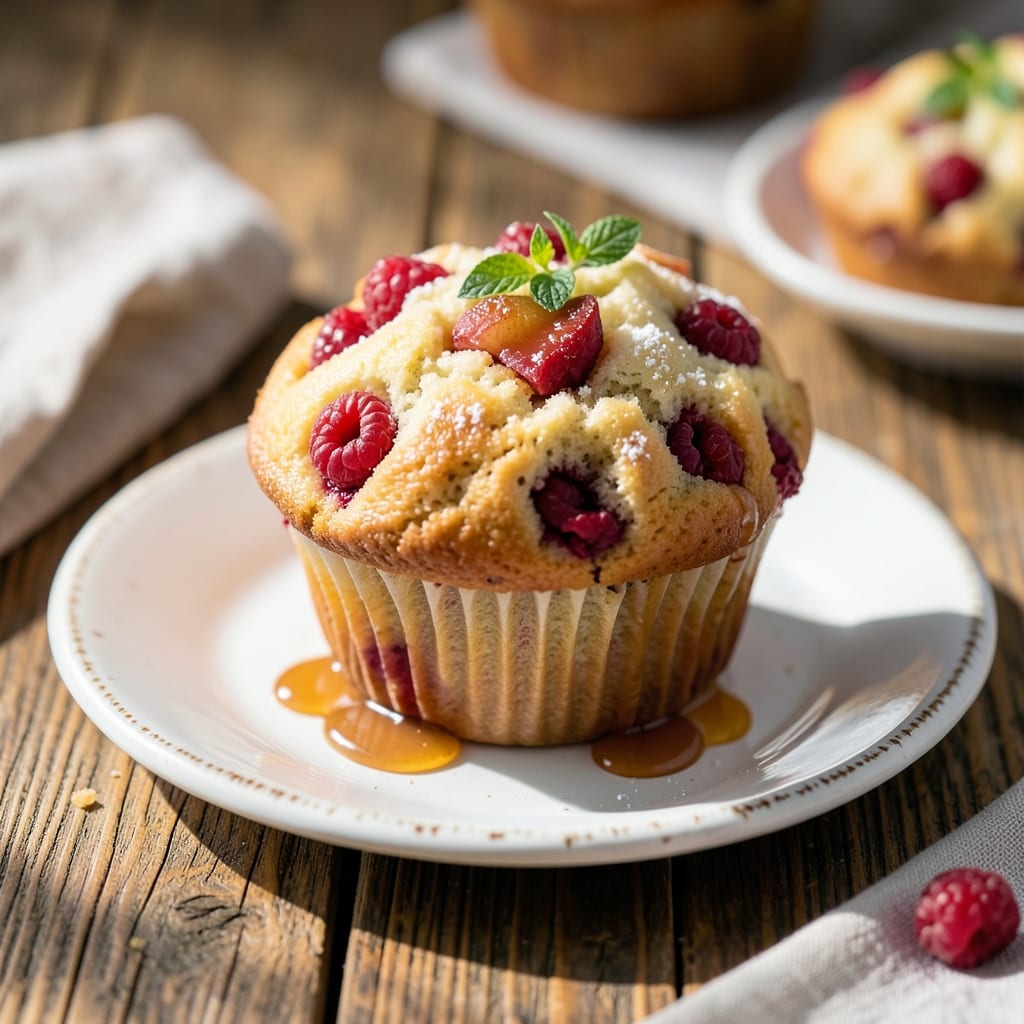 Apple and Raspberry Muffin Recipe: Bursting With Juicy Fruit and Buttery Streusel