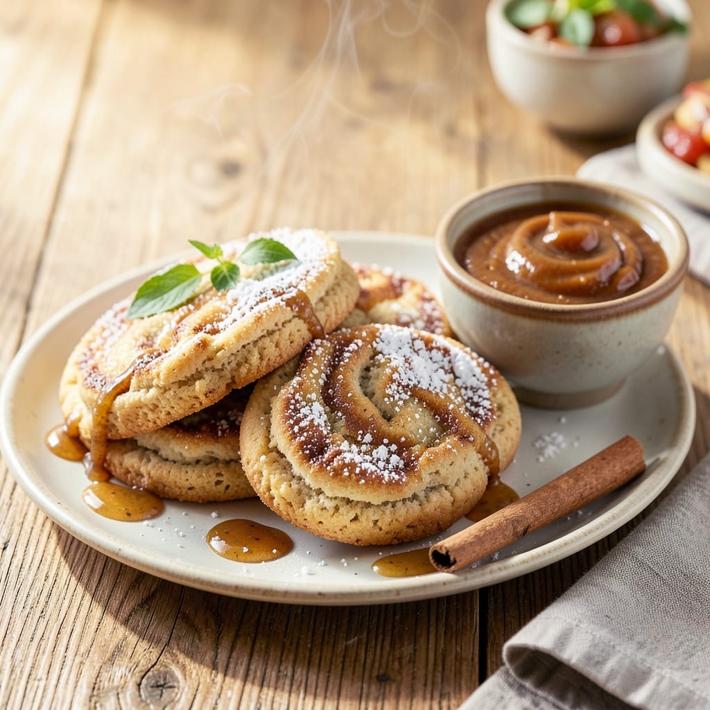 Apple Butter Snickerdoodles Recipe: Cinnamon-Sugar Clouds Over Warm Apple Butter Swirls