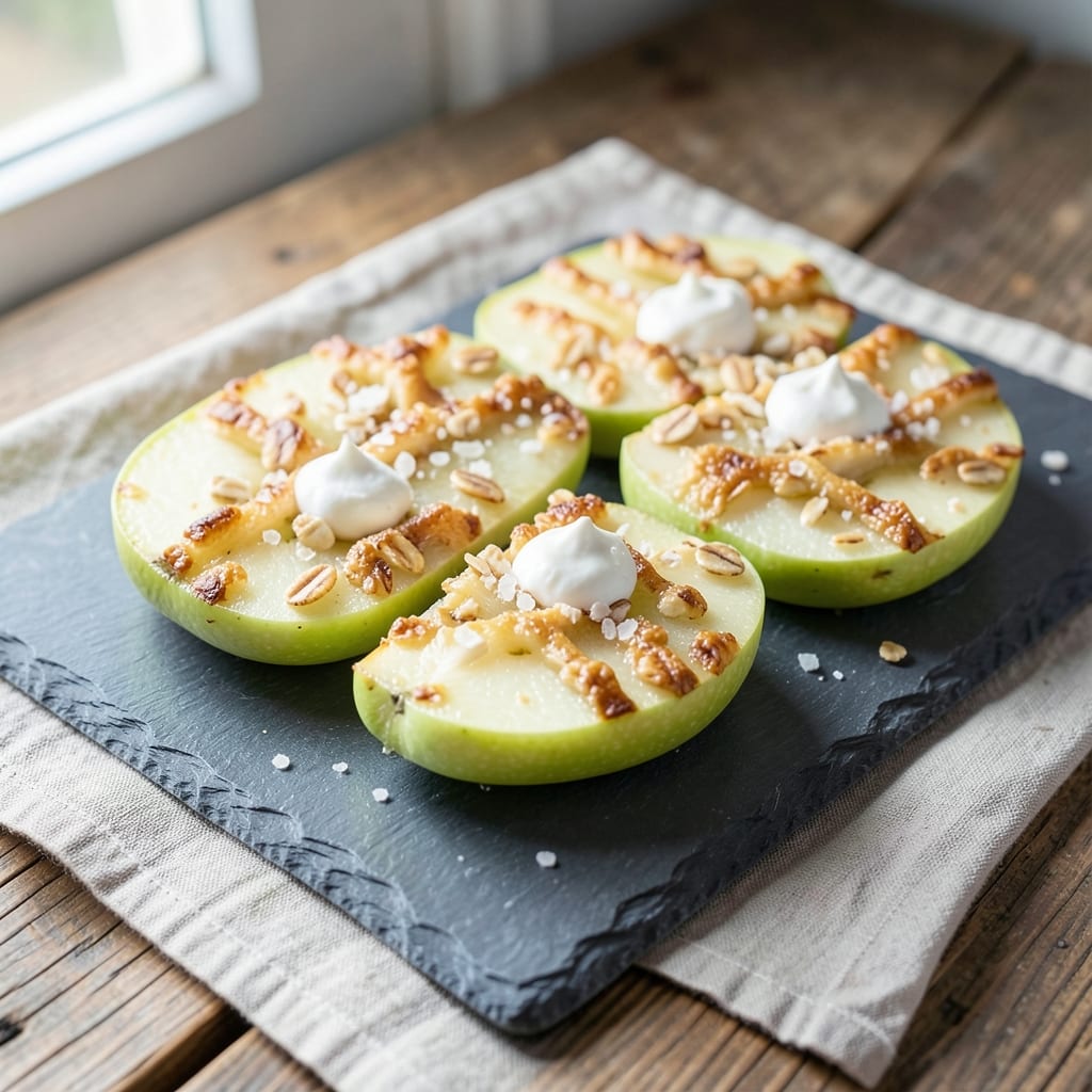 Apple And Sour Cream Slice Recipe: Crispy Streusel Hugs Tart Apple Layers