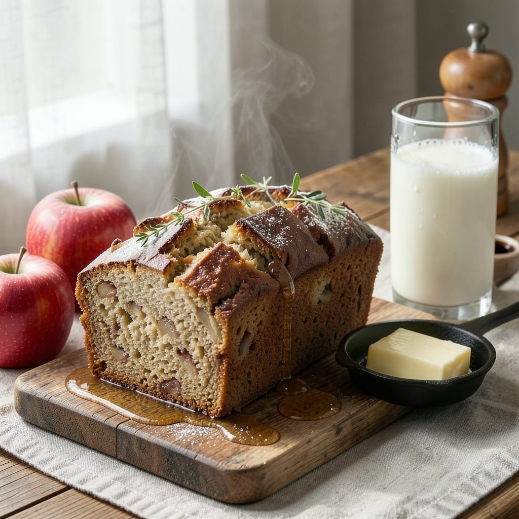 Amazing Apple Bread Recipe: Spiced Loaf With Buttery Streusel Crown