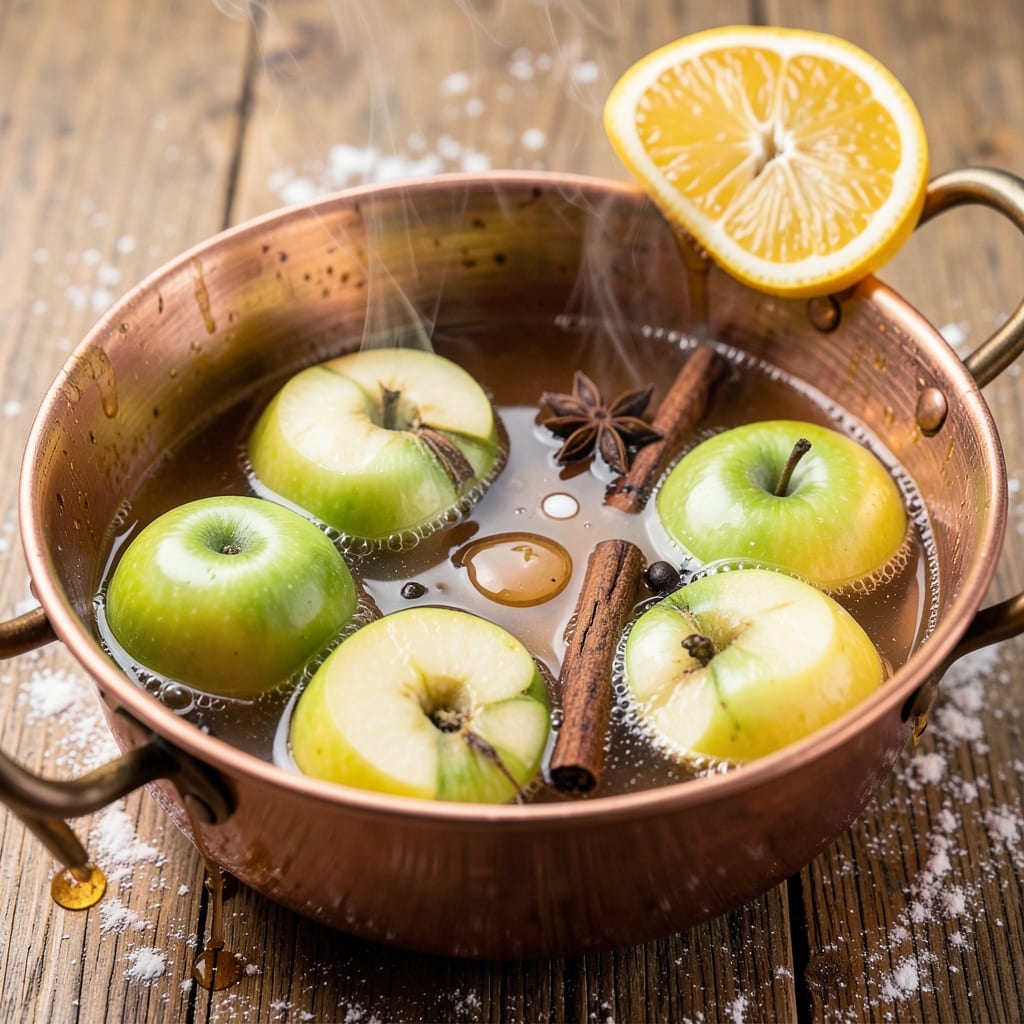 Apple Cider Recipe With Cinnamon Sticks: Spiced Apple Sauce That Thickens Naturally