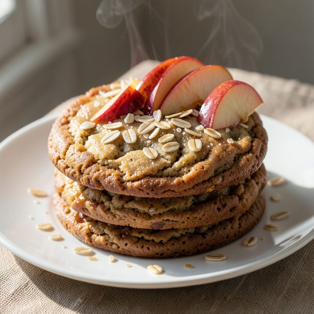 Apple Breakfast Cookies Recipe: Warm Spiced Bites With Crunchy Oat Topping