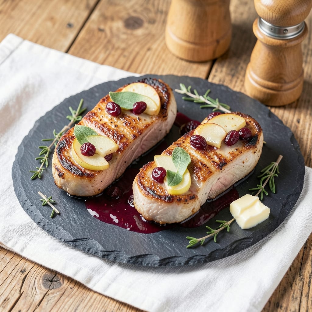 Apple Cranberry Stuffed Pork Chops Recipe: Sweet-Tart Filling That Stays Put