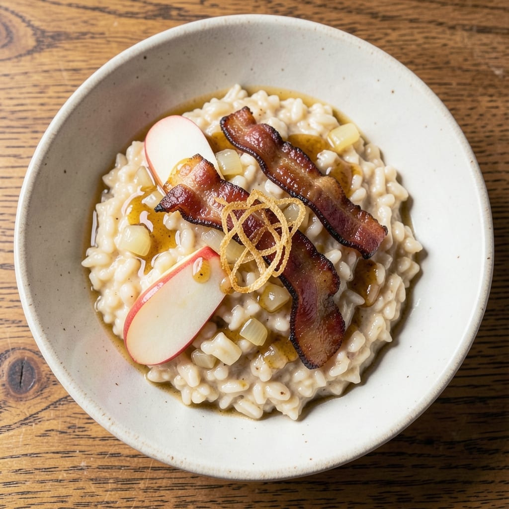 Apple Bacon Risotto Recipe: Smoky Sweet Crunch in Creamy Bites