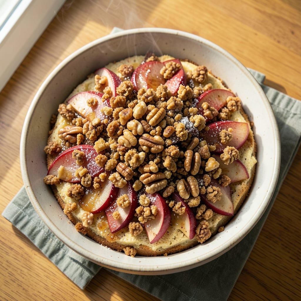 Apple Cake Topping Recipe: Nutty Brown Sugar Streusel With Warm Cinnamon Swirls