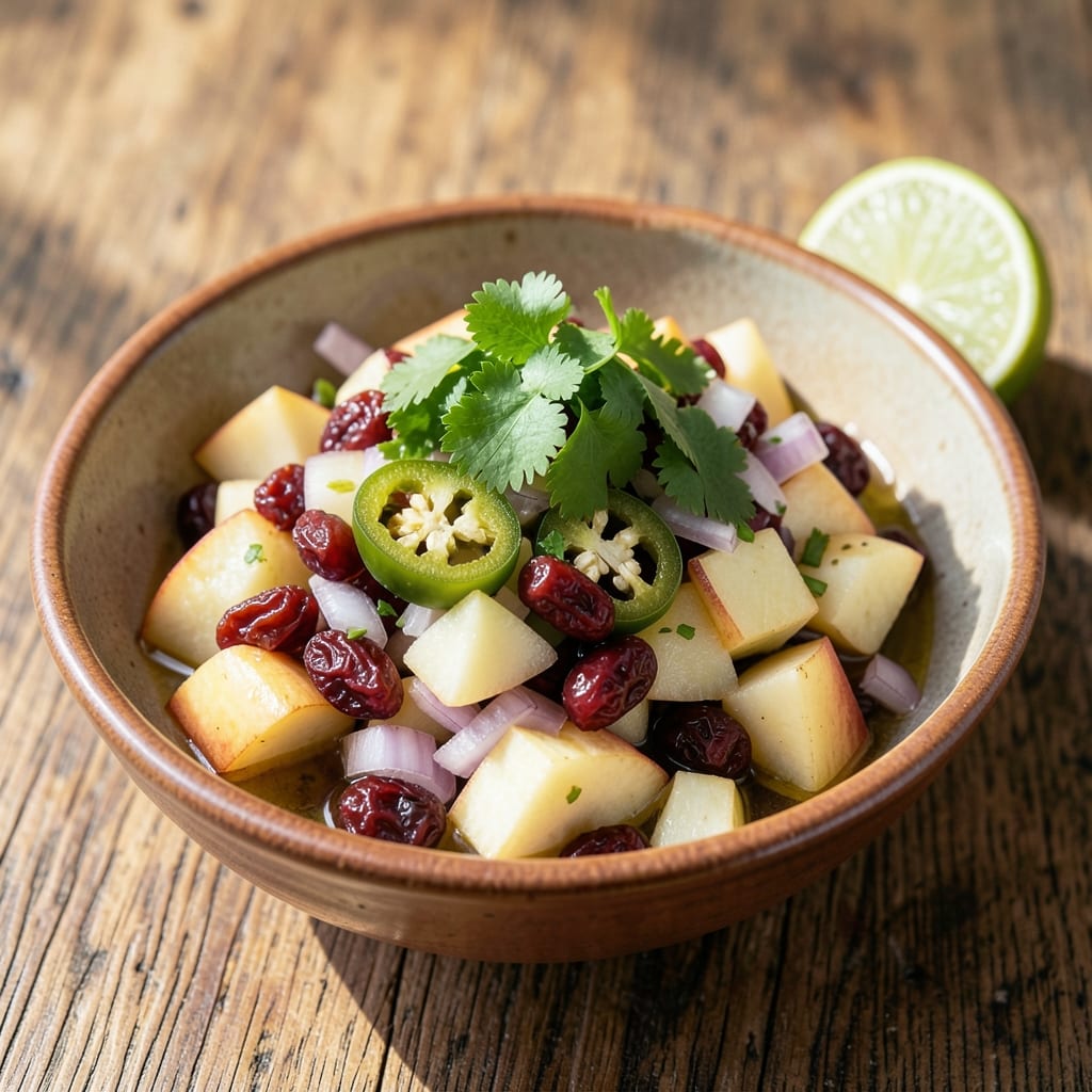 Apple Cranberry Salsa Recipe: Tart-Sweet Bite With Fresh Herb Zing