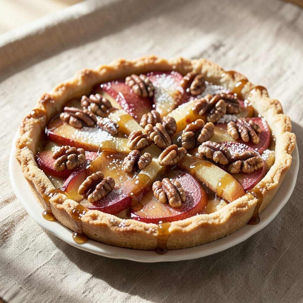 Apple Caramel Nut Pie Recipe: Crunchy Top, Gooey Core, Perfect Every Time