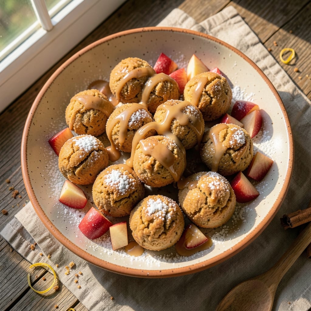 Apple Cinnamon Balls Recipe: Warm Spiced Bites With Crunchy Streusel Crown