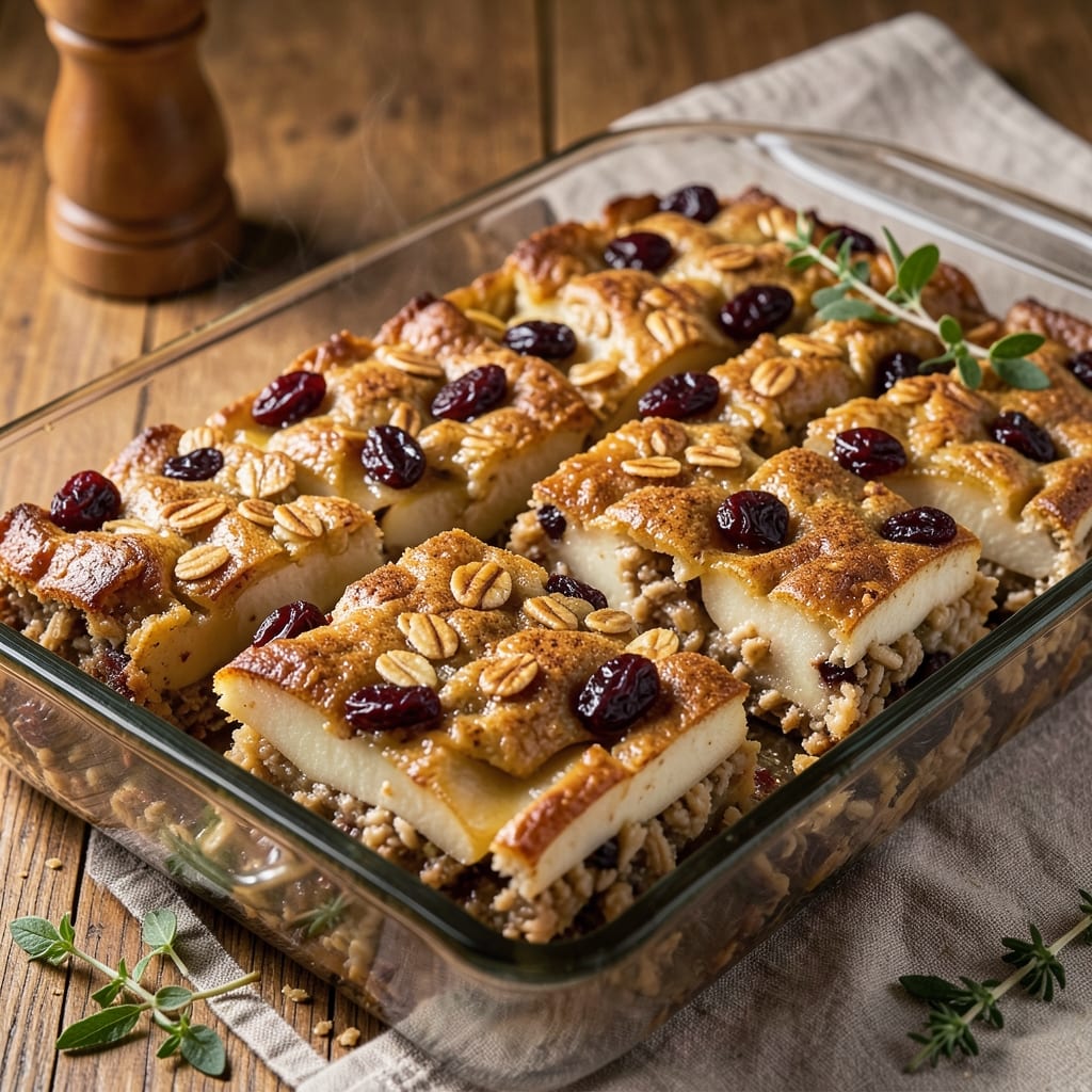 Apple and Raisin Oat Bars Recipe: Chewy Bites With Warm Spice Harmony