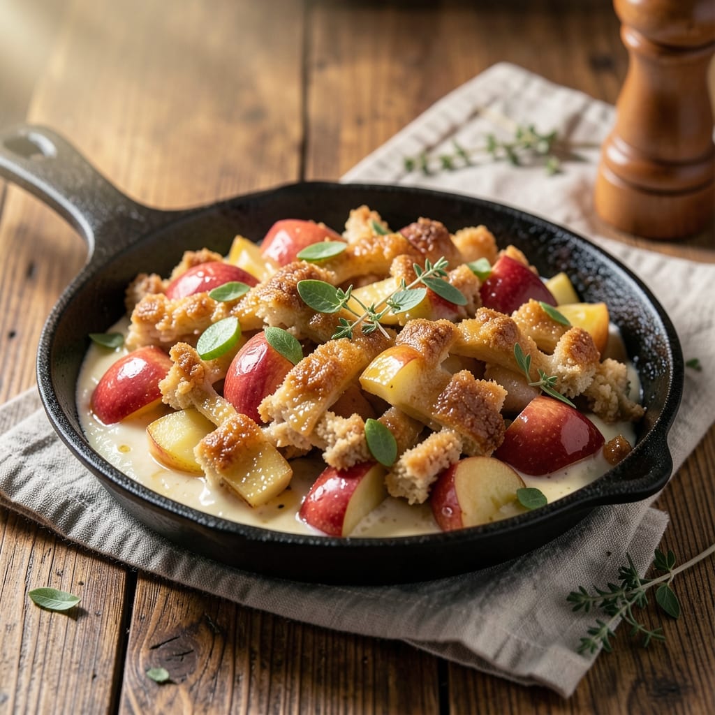 Apple Cobbler Cast Iron Recipe: Warm Spiced Apples Hugged by Crispy Edges