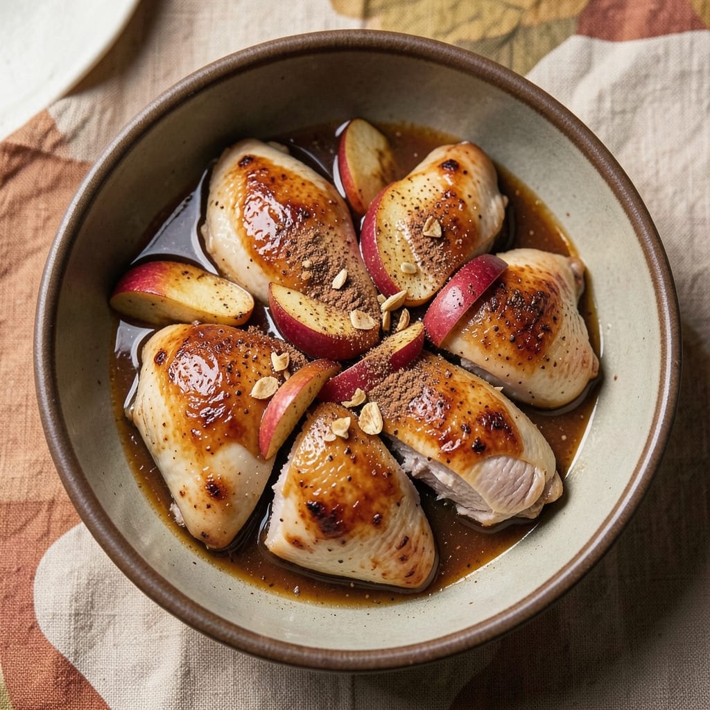 Apple Cinnamon Chicken Recipe: Sweet-Spiced Bites With Crispy Pan Sear
