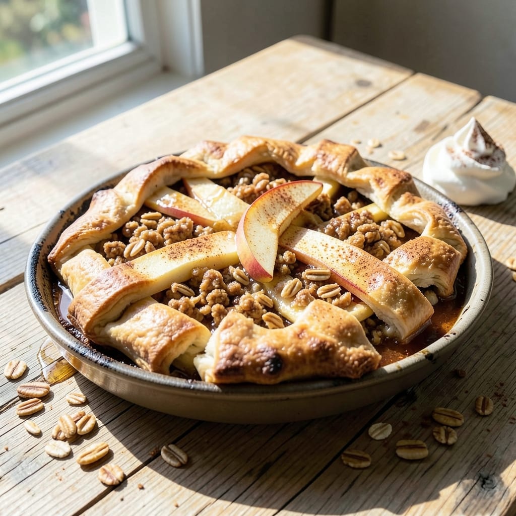Apple Brunch Recipe: Warm Cinnamon Streusel Hugs Fresh Apple Slices