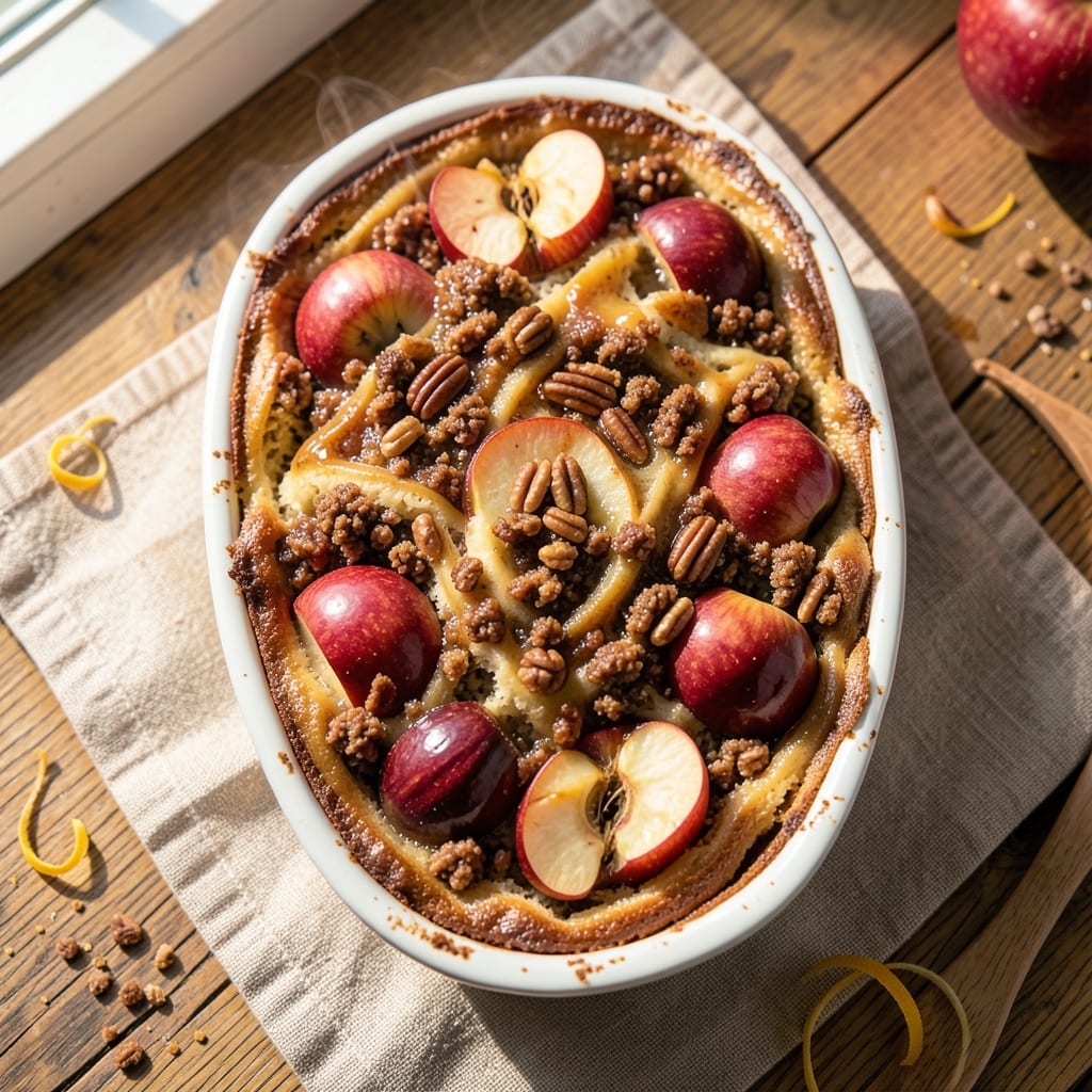 Apple Cinnamon Pecan Bread Recipe: Warm Spiced Loaf With Crunchy Topping