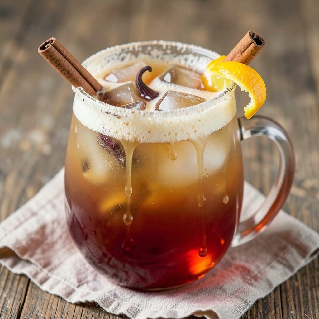Amaretto Apple Cider Cocktail Recipe: Boozy Warmth With Spiced Apple Fizz