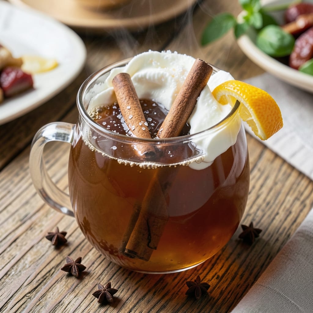 Apple Cider Drink Recipe Non-Alcoholic: Spiced Warmth With Cinnamon-Kissed Foam